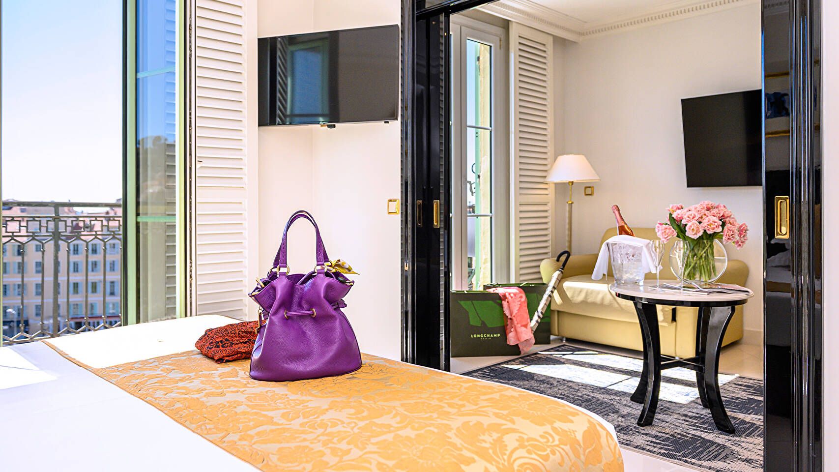 Salon pierre apparente