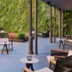 Terrasse mur vegetal