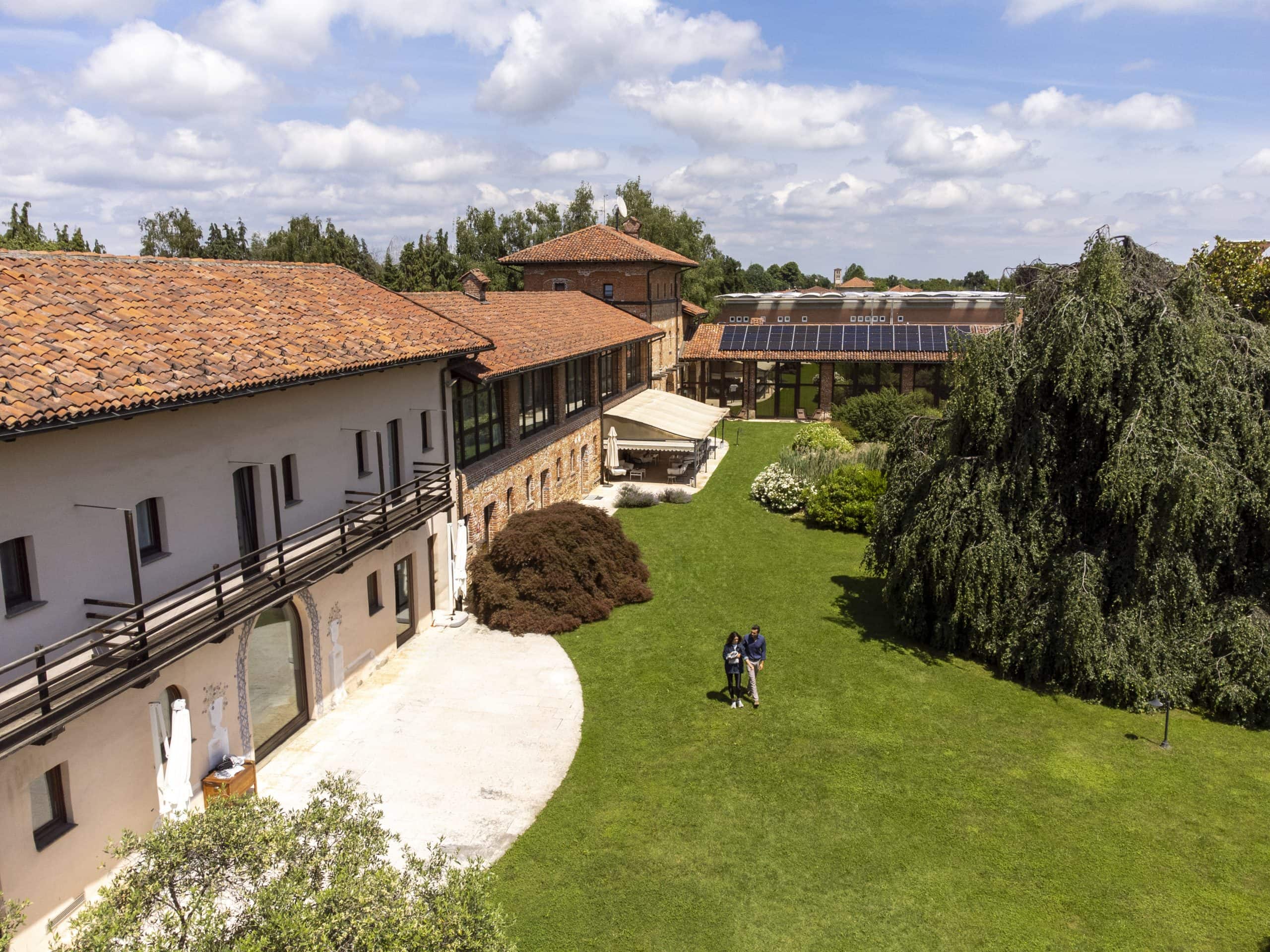 Facade aerienne jardin