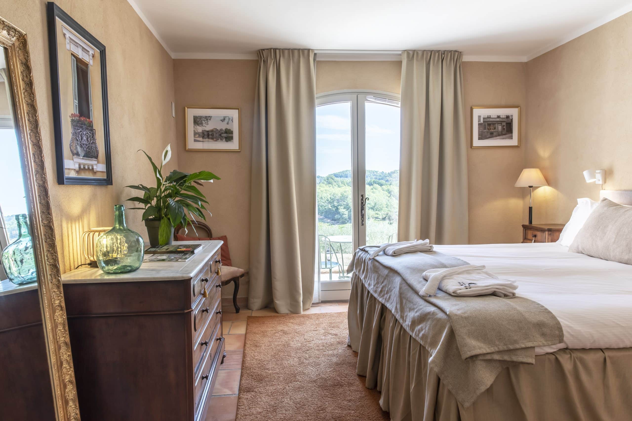 Chambre double beige