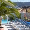 Piscine debordement vue montagnes