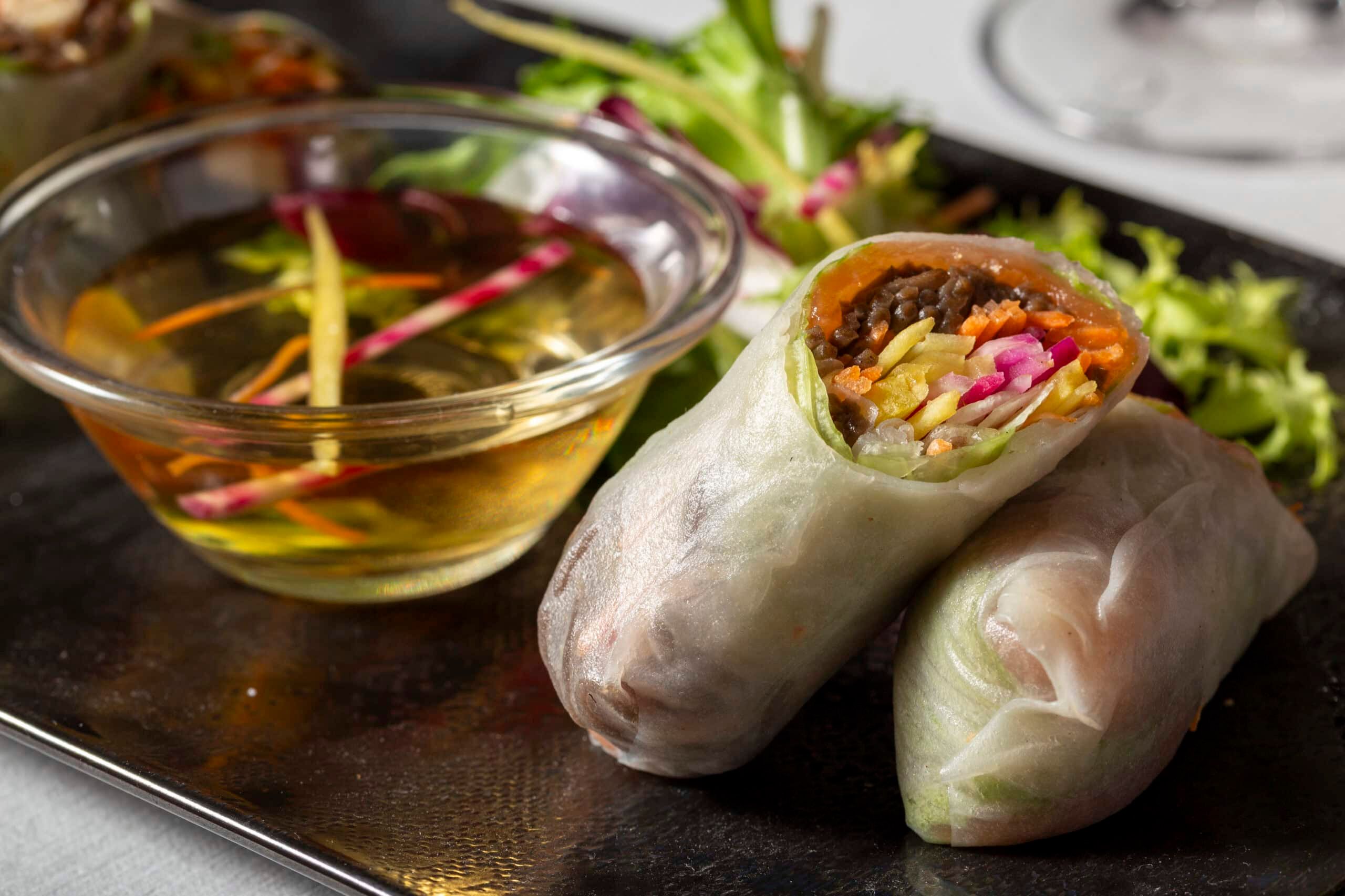 Plat rouleaux printemps