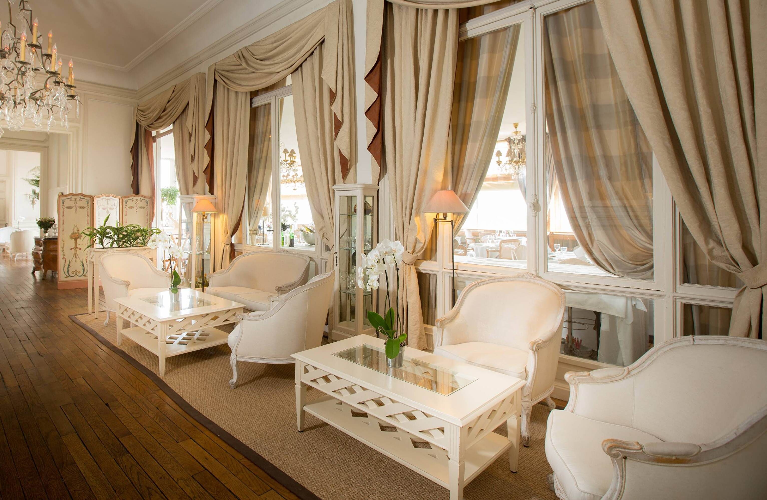 Salon lounge blanc