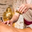 Spa massage huile