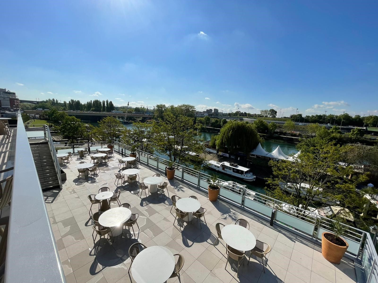 Terrasse vue marne