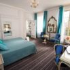 Chambre double turquoise