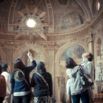 Visite guidée d'une chapelle baroque richement décorée