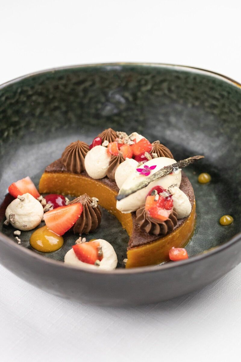 Dessert chocolat fraises