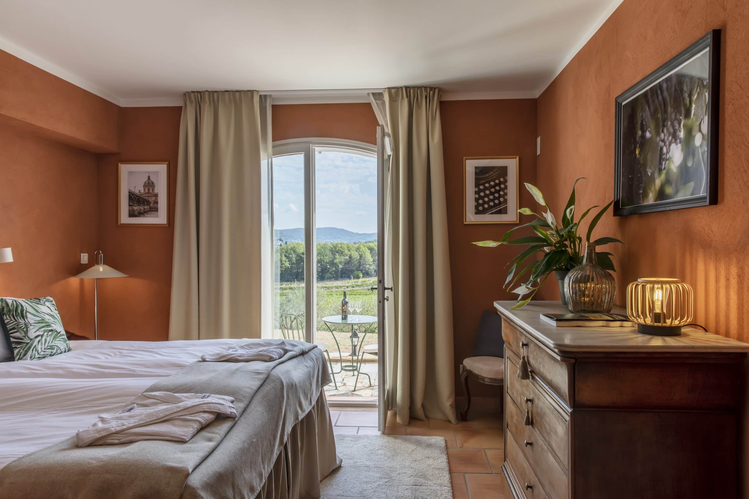 Chambre double orange