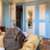 Chambre double bleue placard