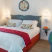 Chambre rouge bleu