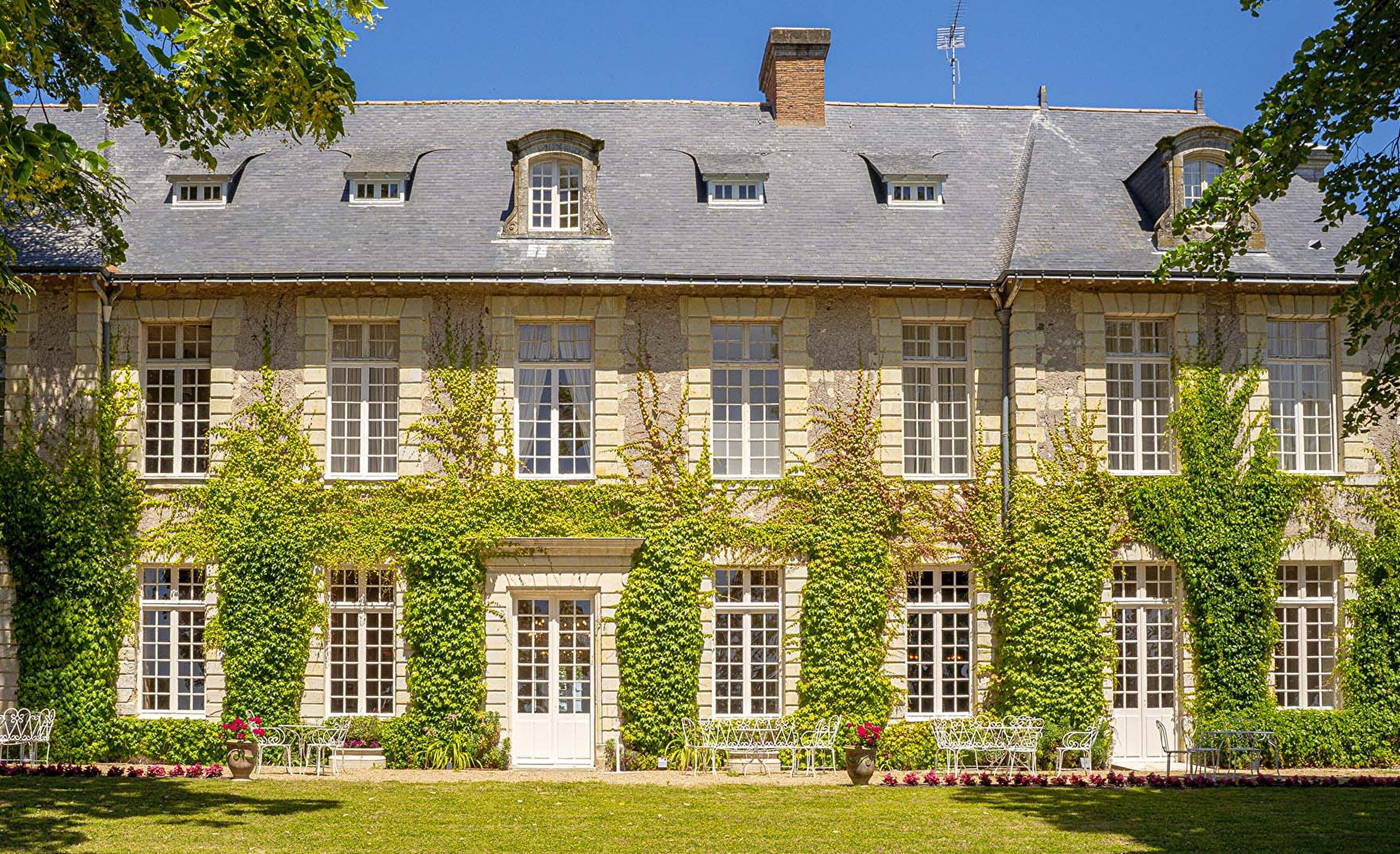 Facade jardin lierre