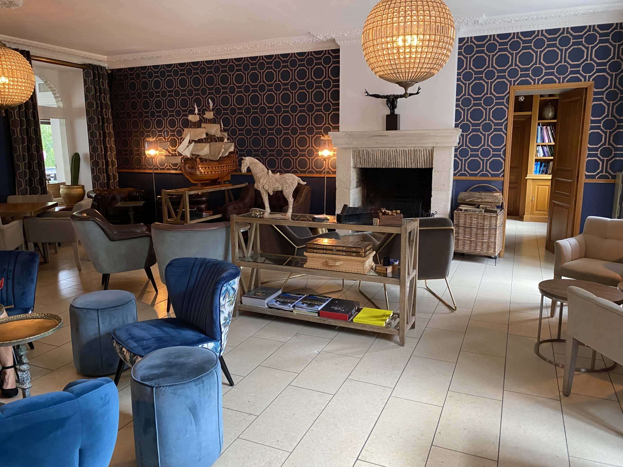 Salon bleu bateau