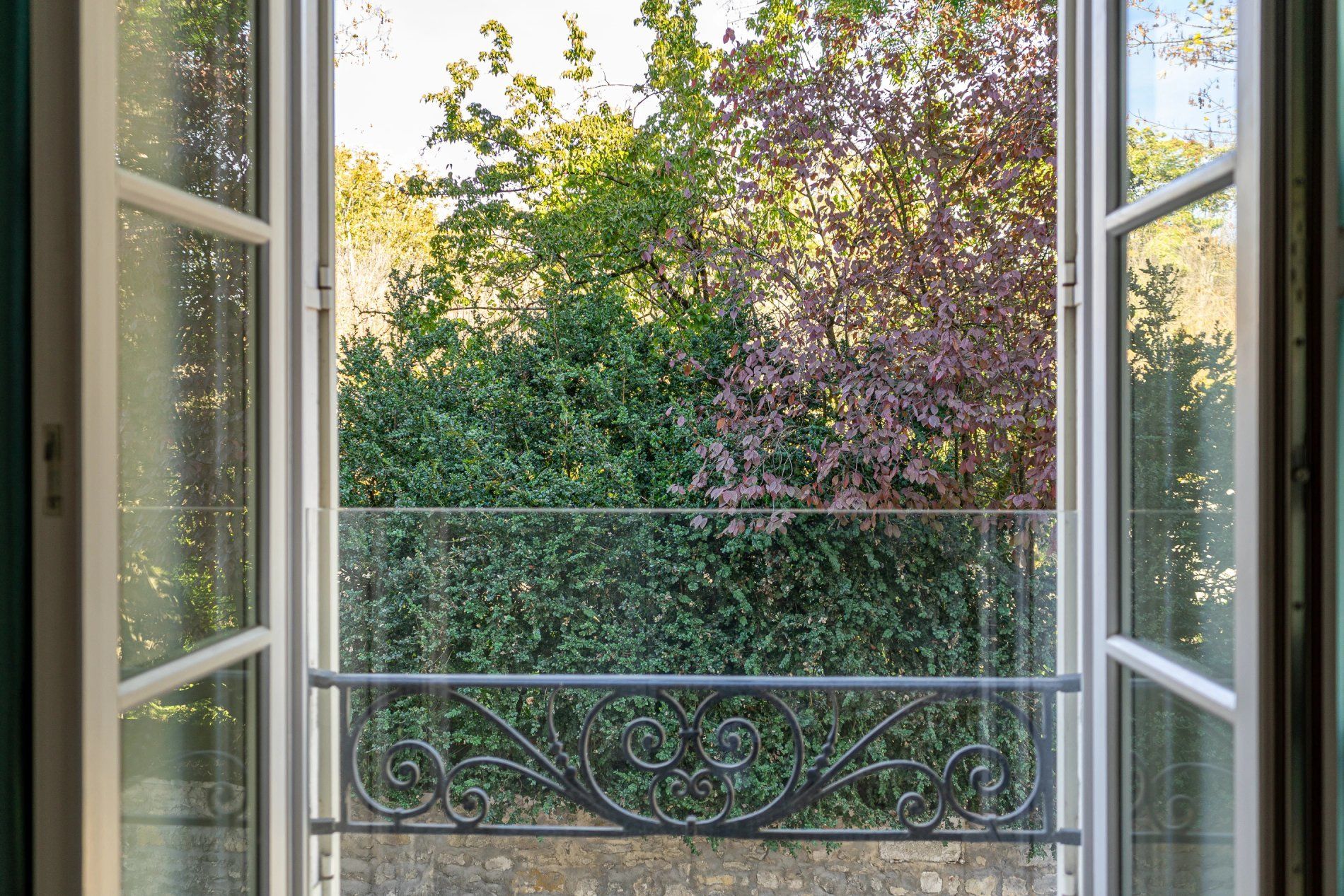 Chambre classique vue jardin