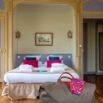 Suite double coussins fuchsia