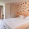 Chambre double papier peint floral