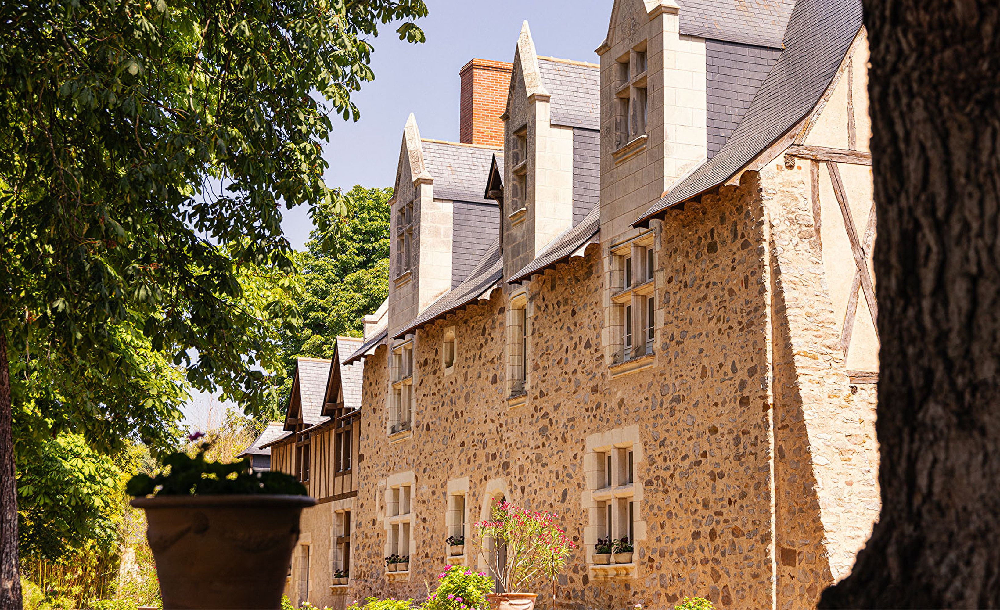 Facade pierre chateau
