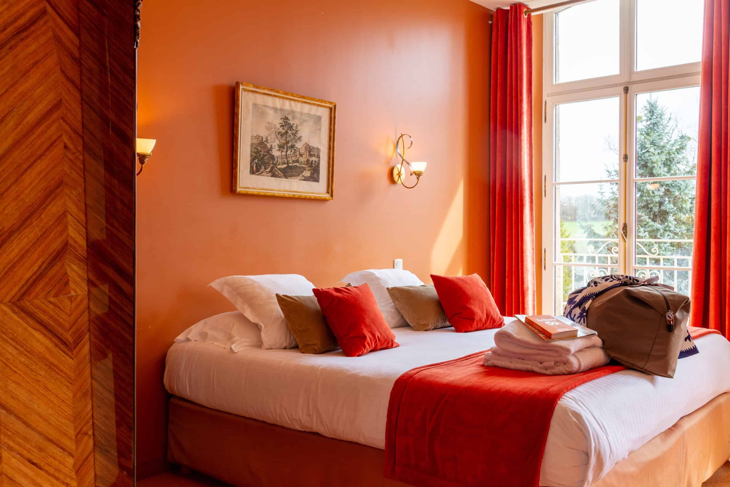 Chambre double orange 02