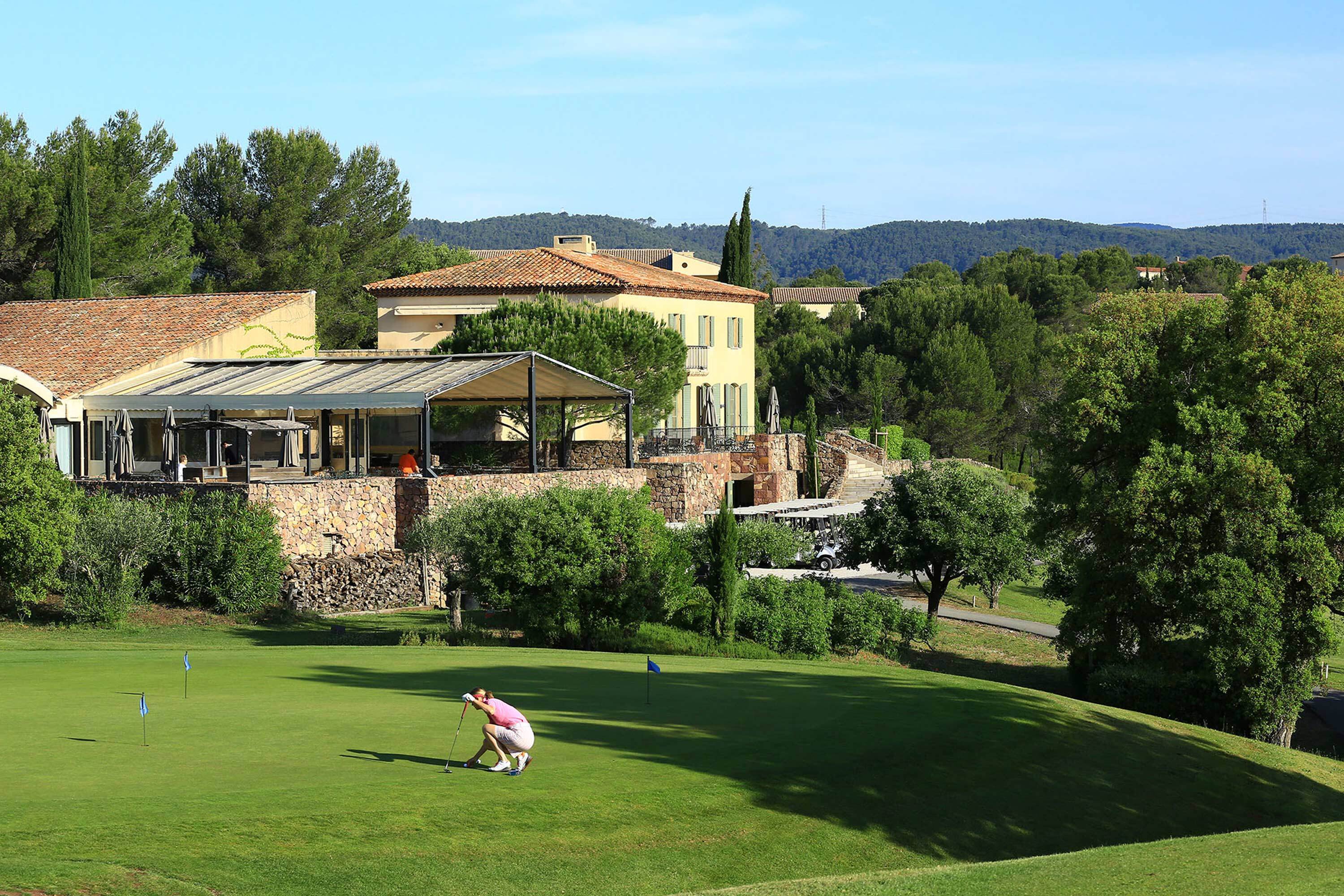 Vue aerienne hotel golf