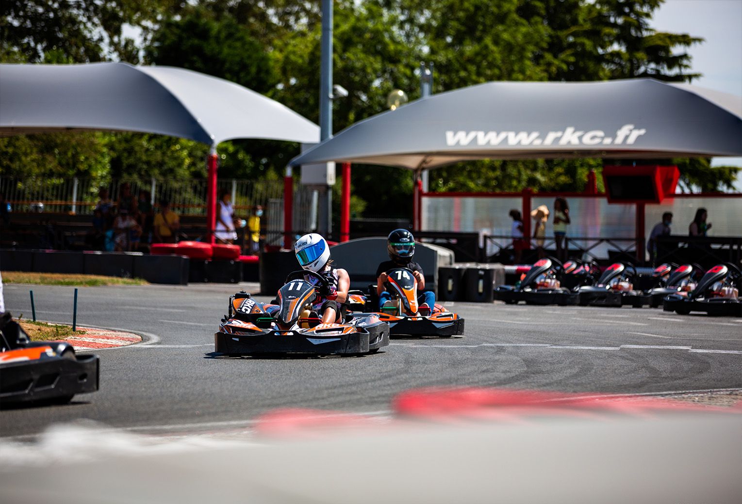 Karts enfants en piste extérieure RKC
