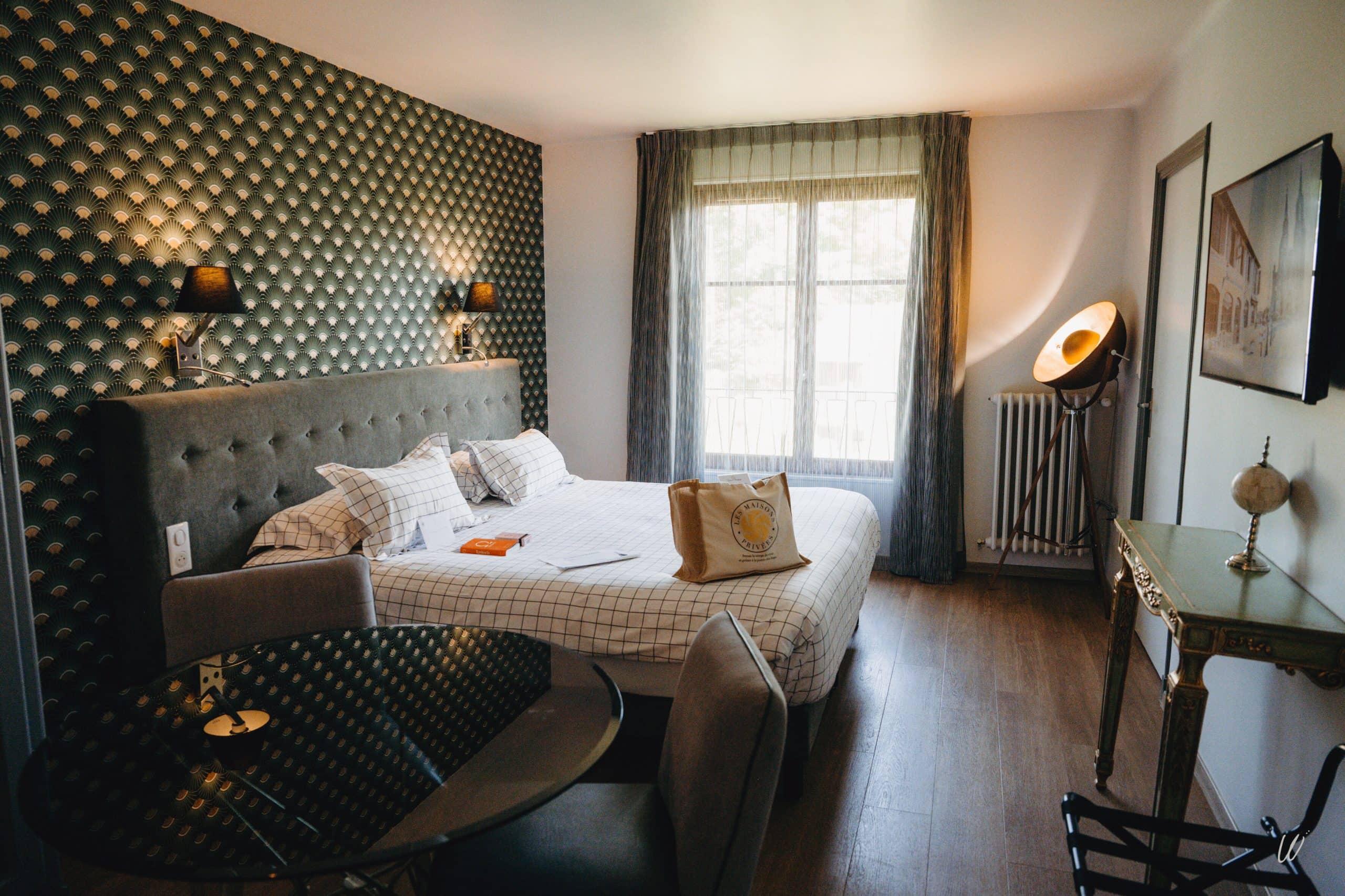 Chambre double verte