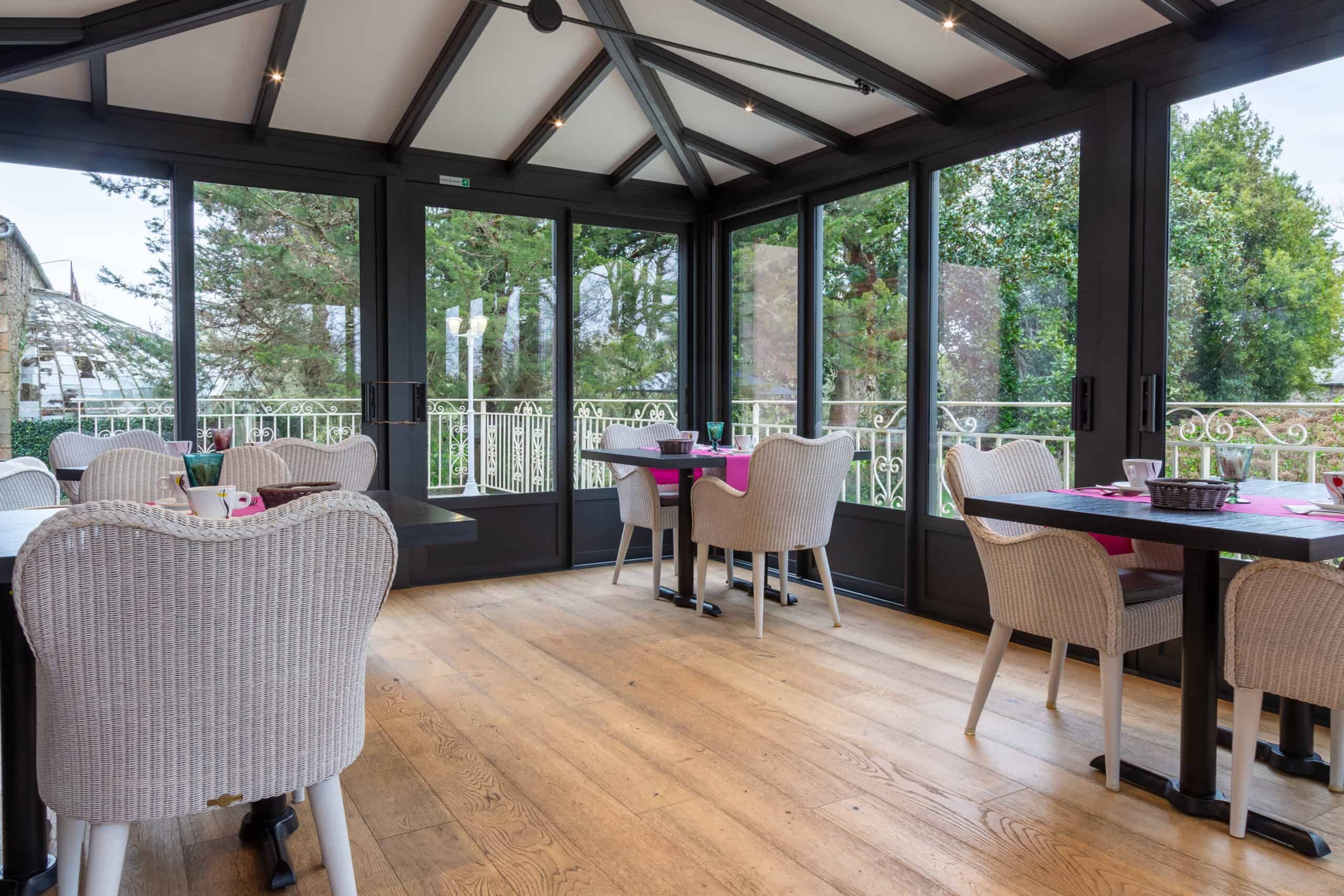 Veranda vue jardin