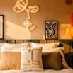 Chambre detail tete lit neon