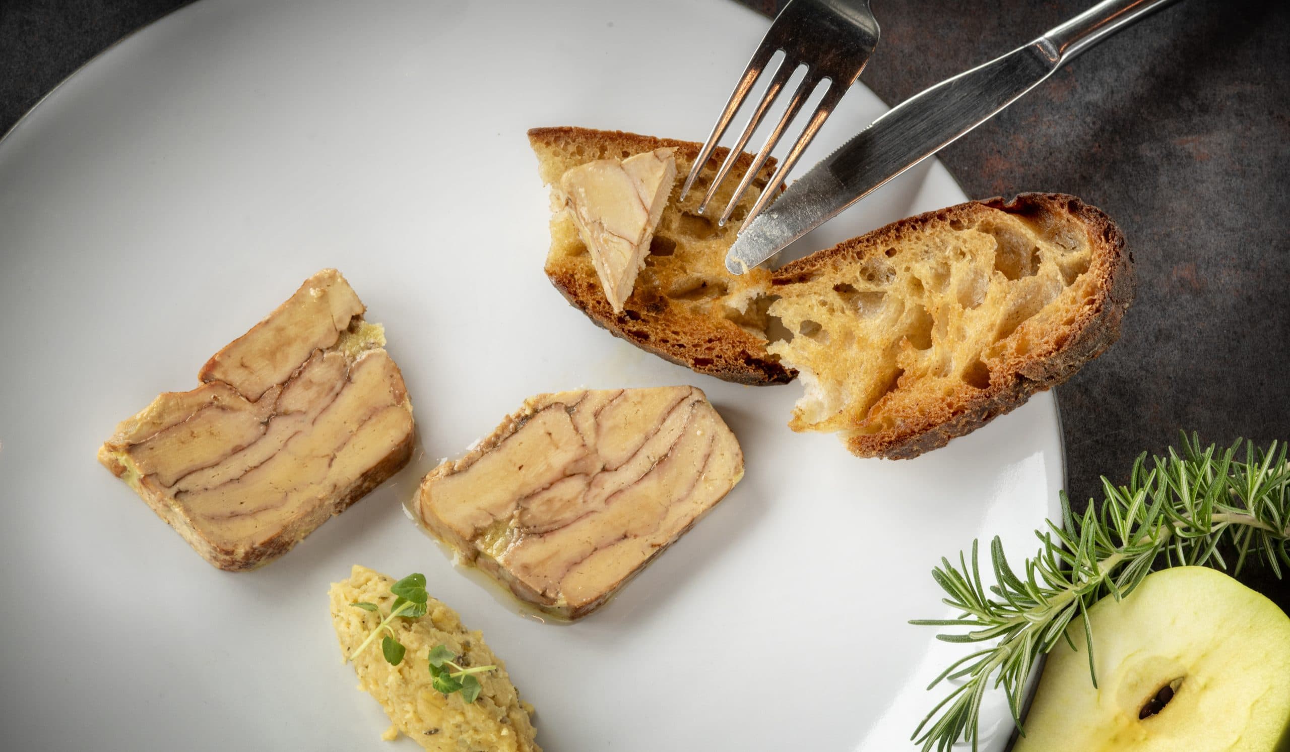 Entree foie gras