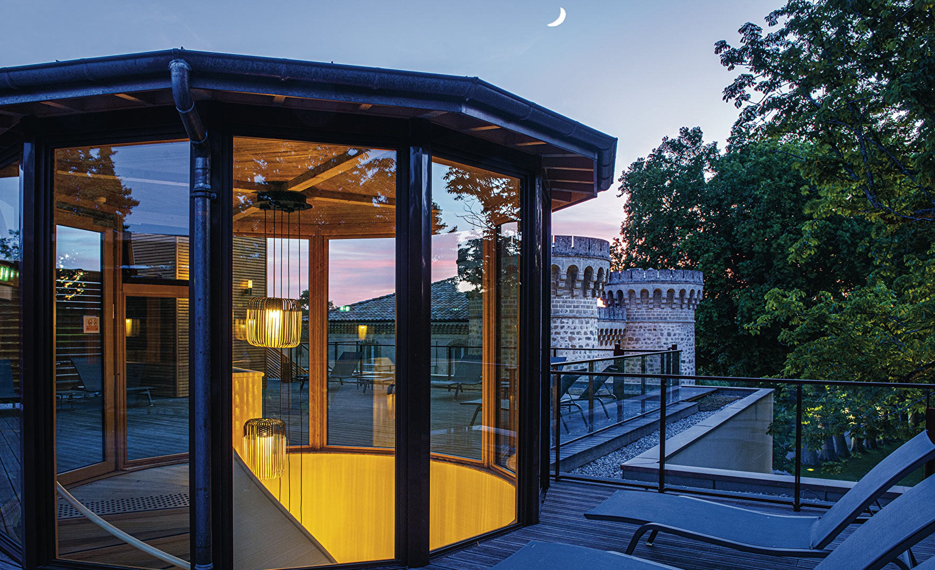 Bar veranda nuit