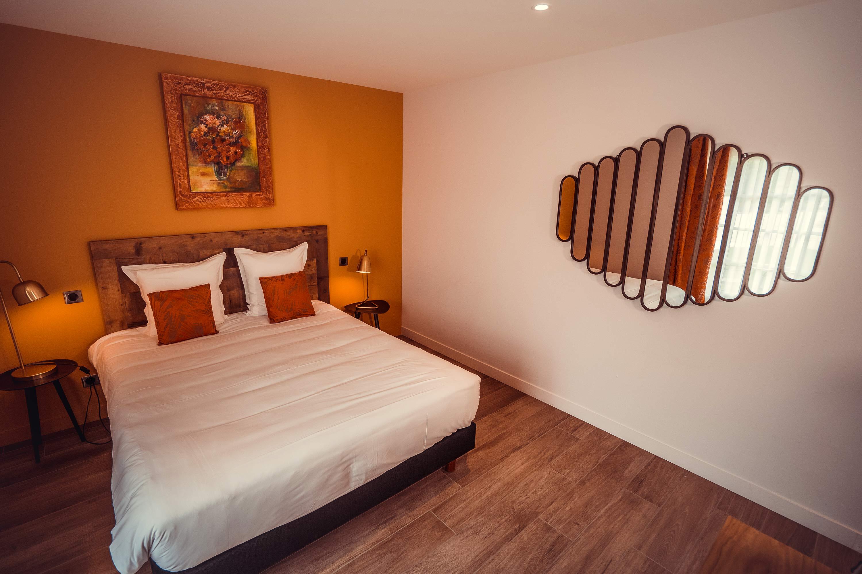 Chambre double orange