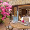 Terrasse fleurie