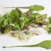 Plat poisson asperges