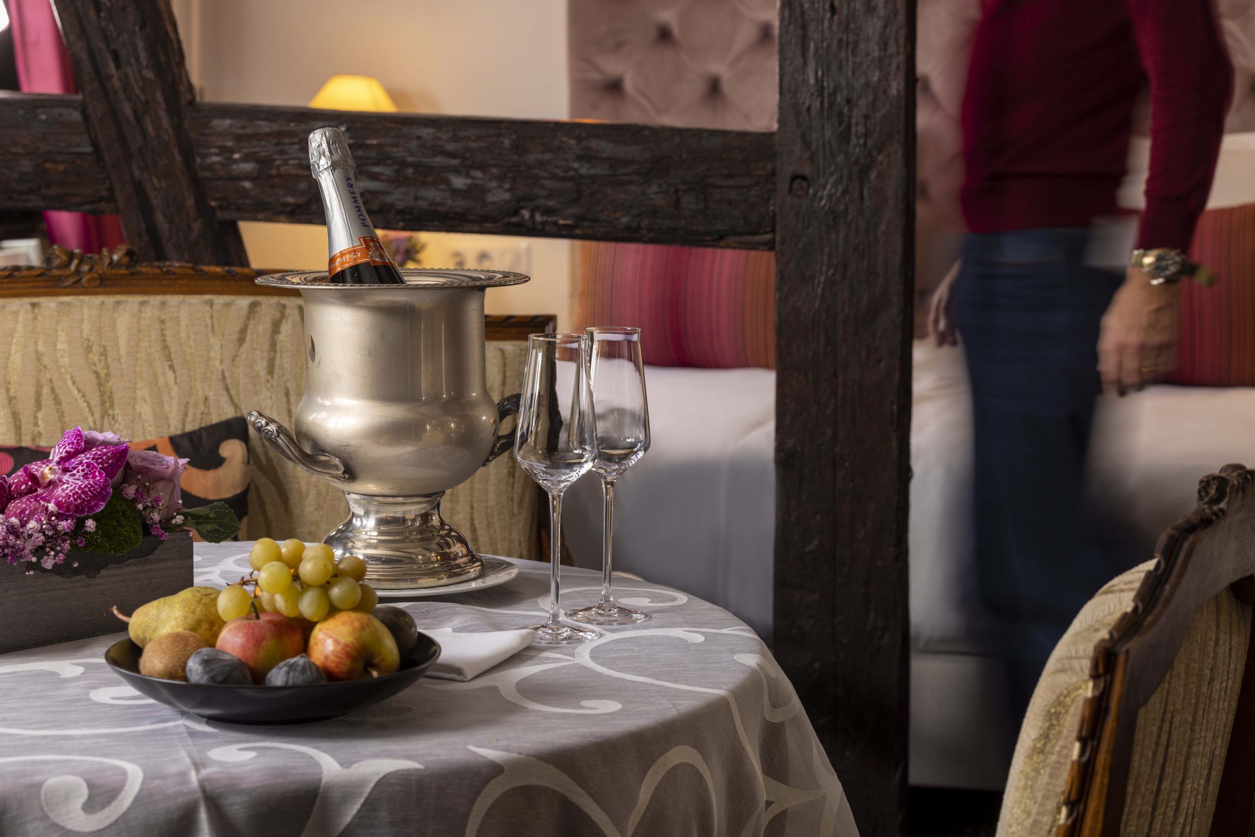 Chambre detail champagne