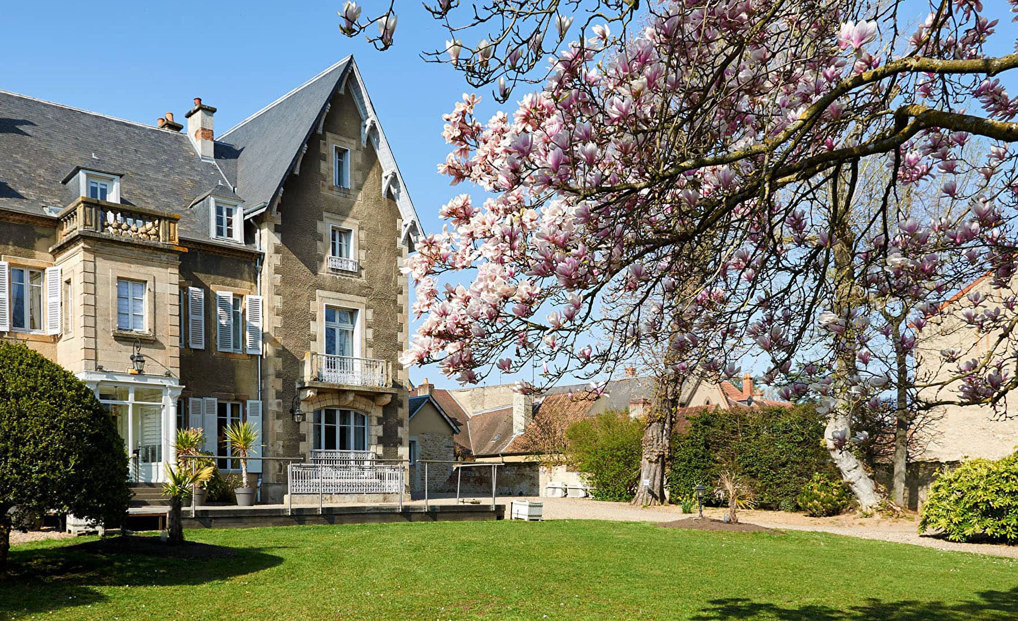 Facade jardin magnolia