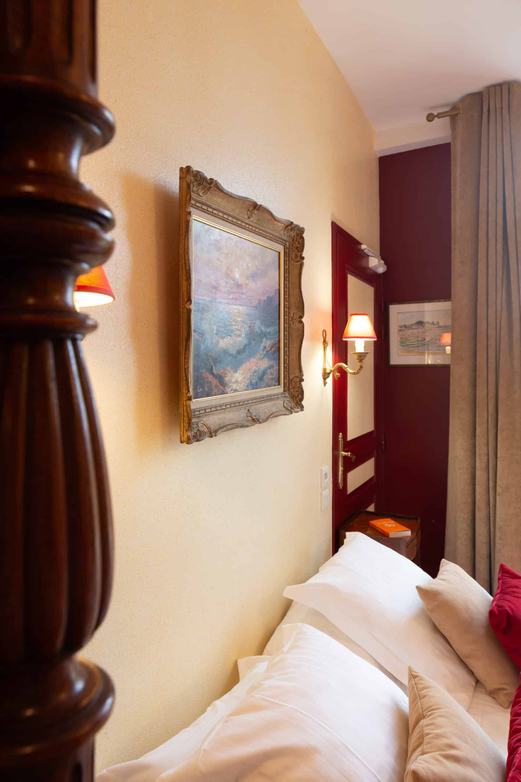 Chambre double rouge cabriole