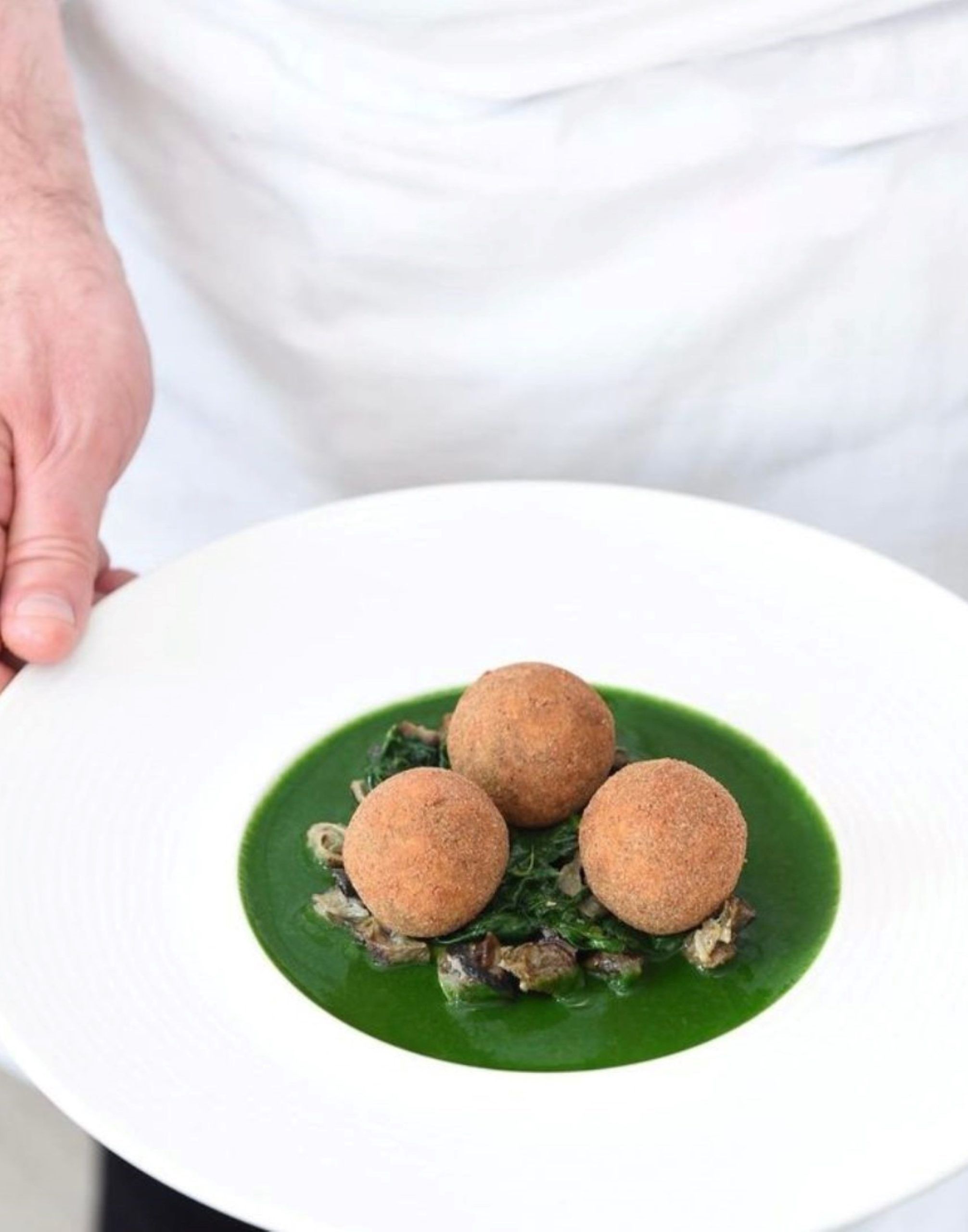 Plat boules panees
