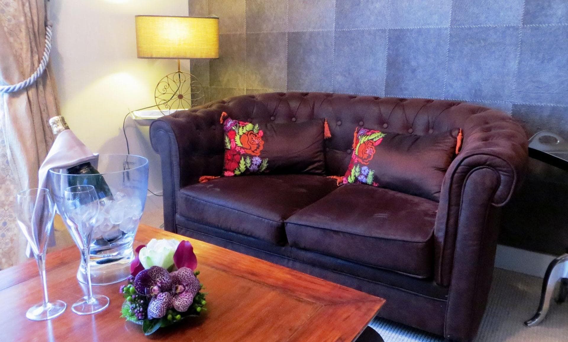 Salon suite champagne