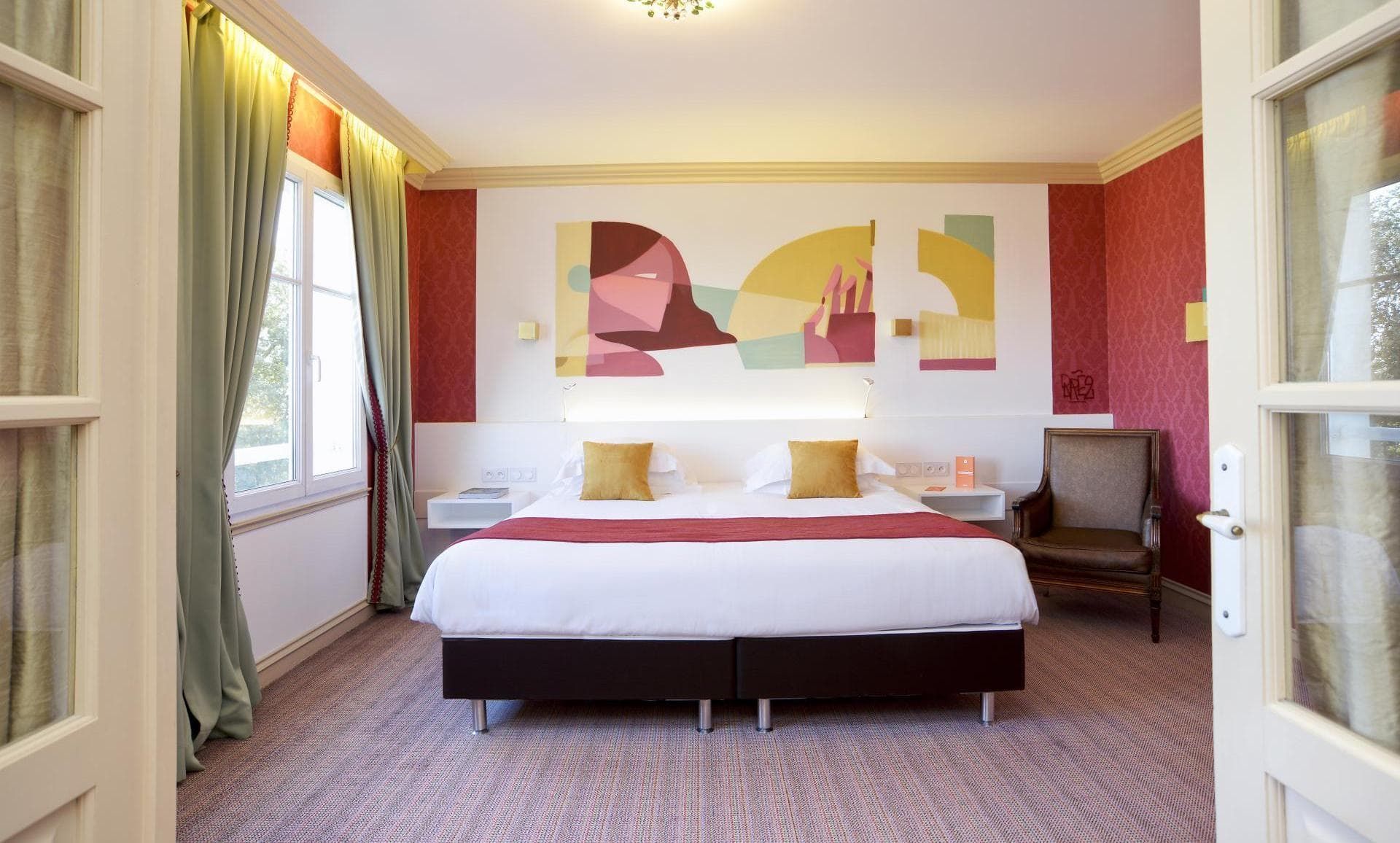 Chambre art couleurs