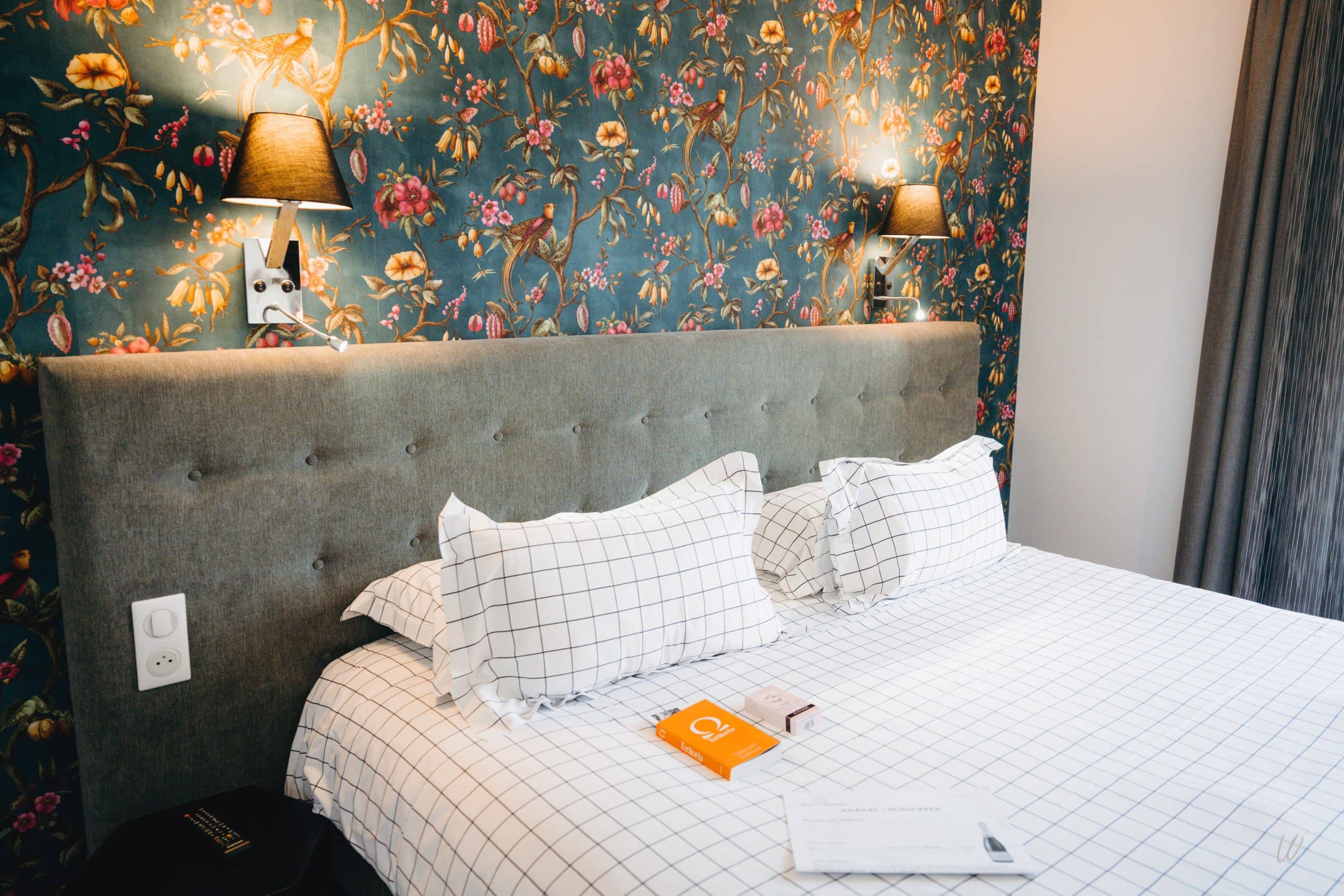 Chambre double fleurie