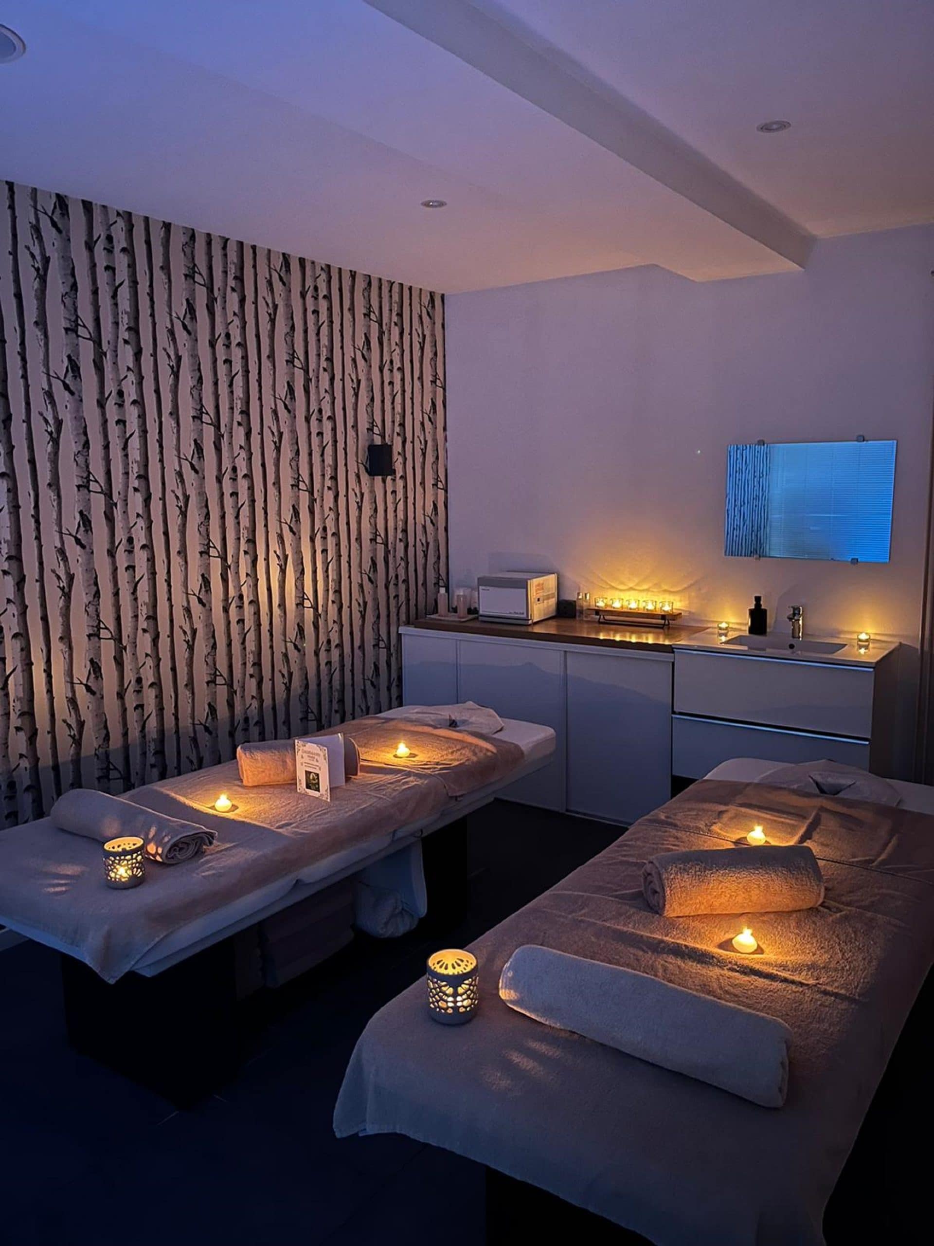 Spa massage bougies