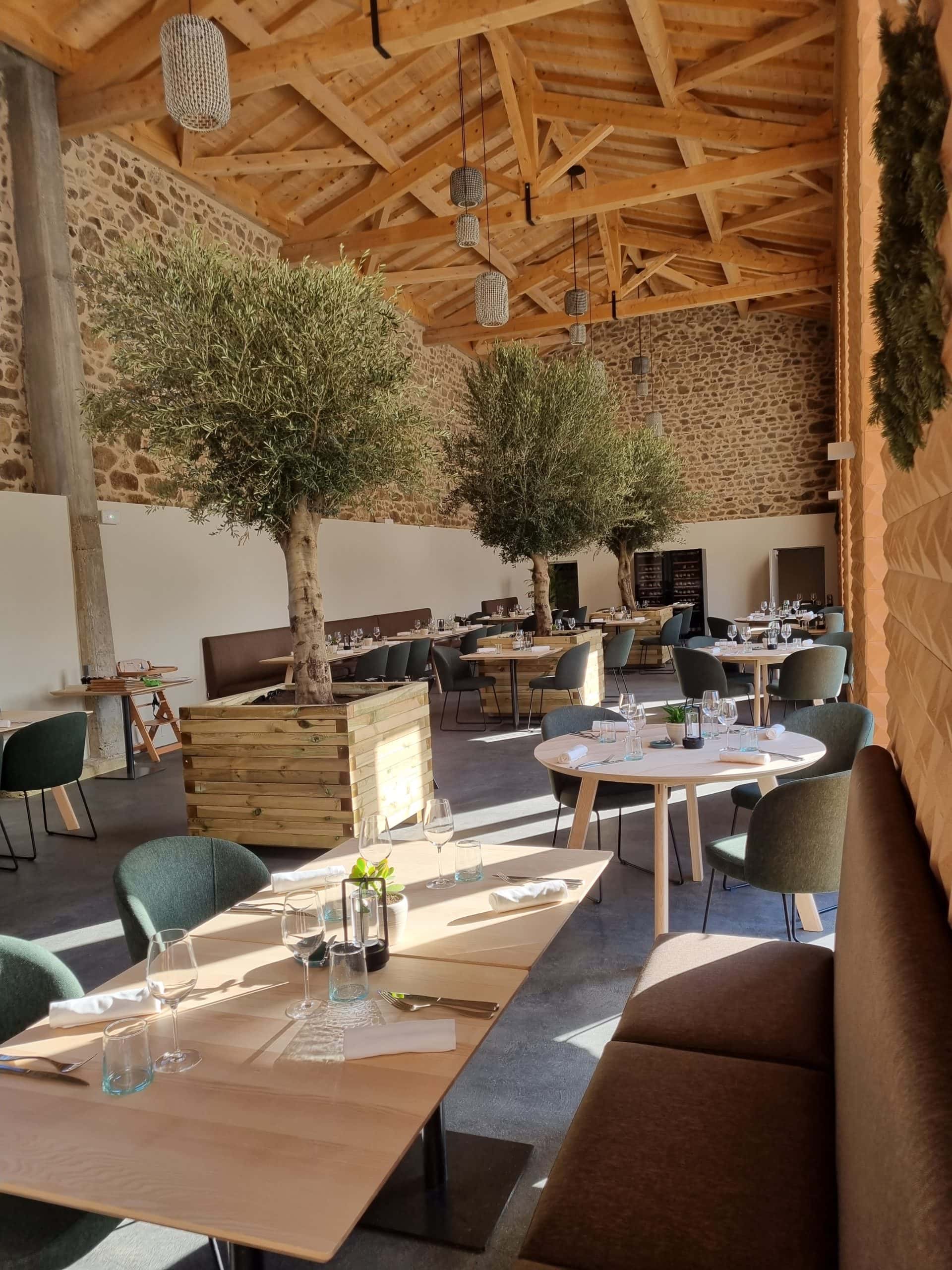 Restaurant salle olivier large