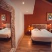 Chambre double miroir vintage