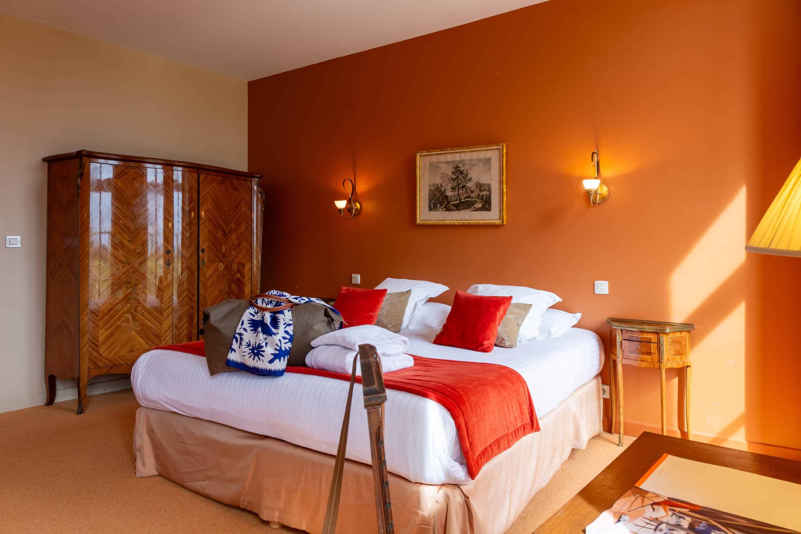 Chambre double orange 01