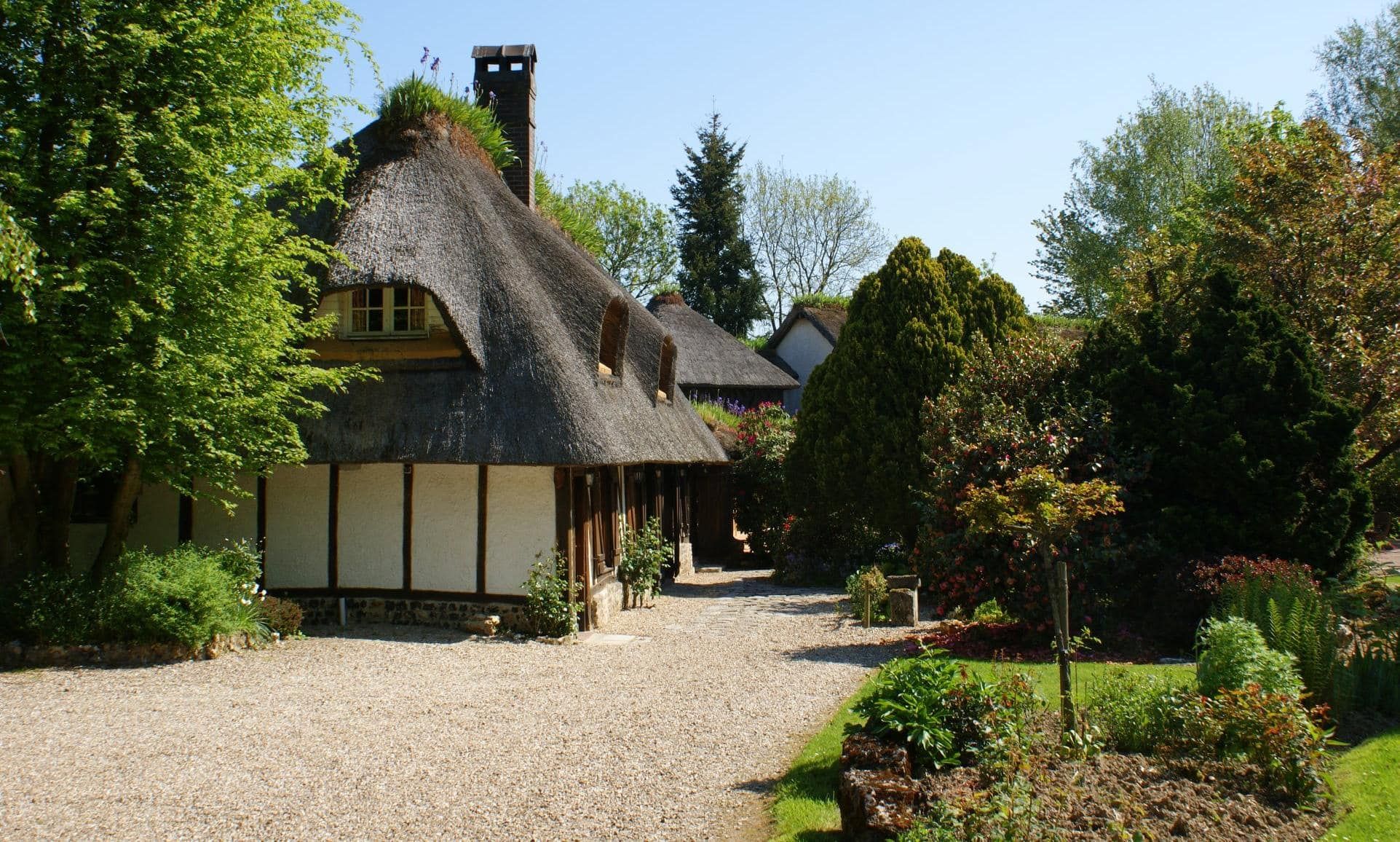 Facade chaumiere