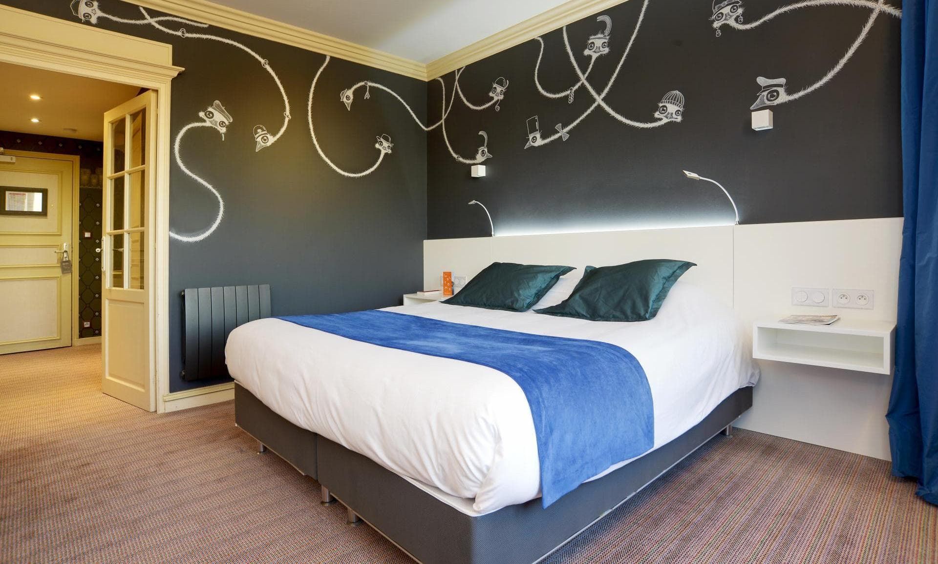 Chambre street art ficelles