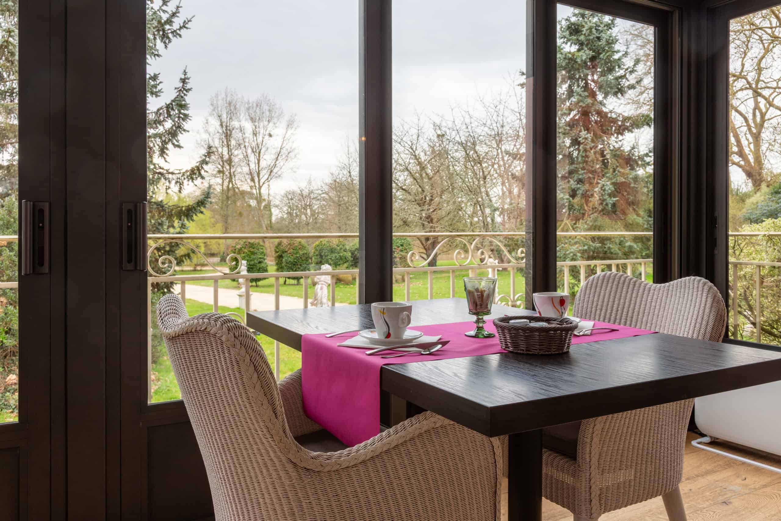 Petit dejeuner veranda