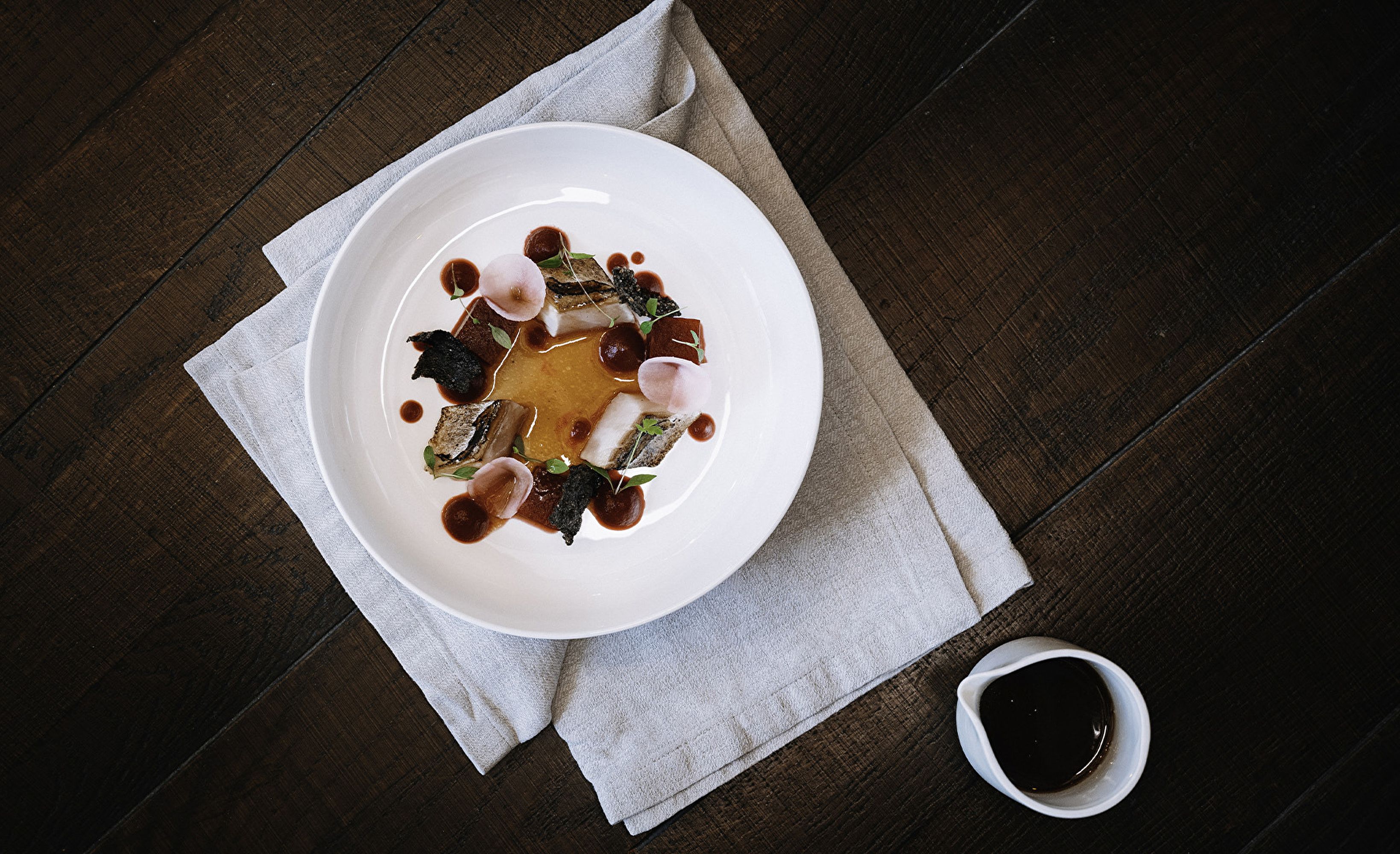 Restaurant plat gastronomique