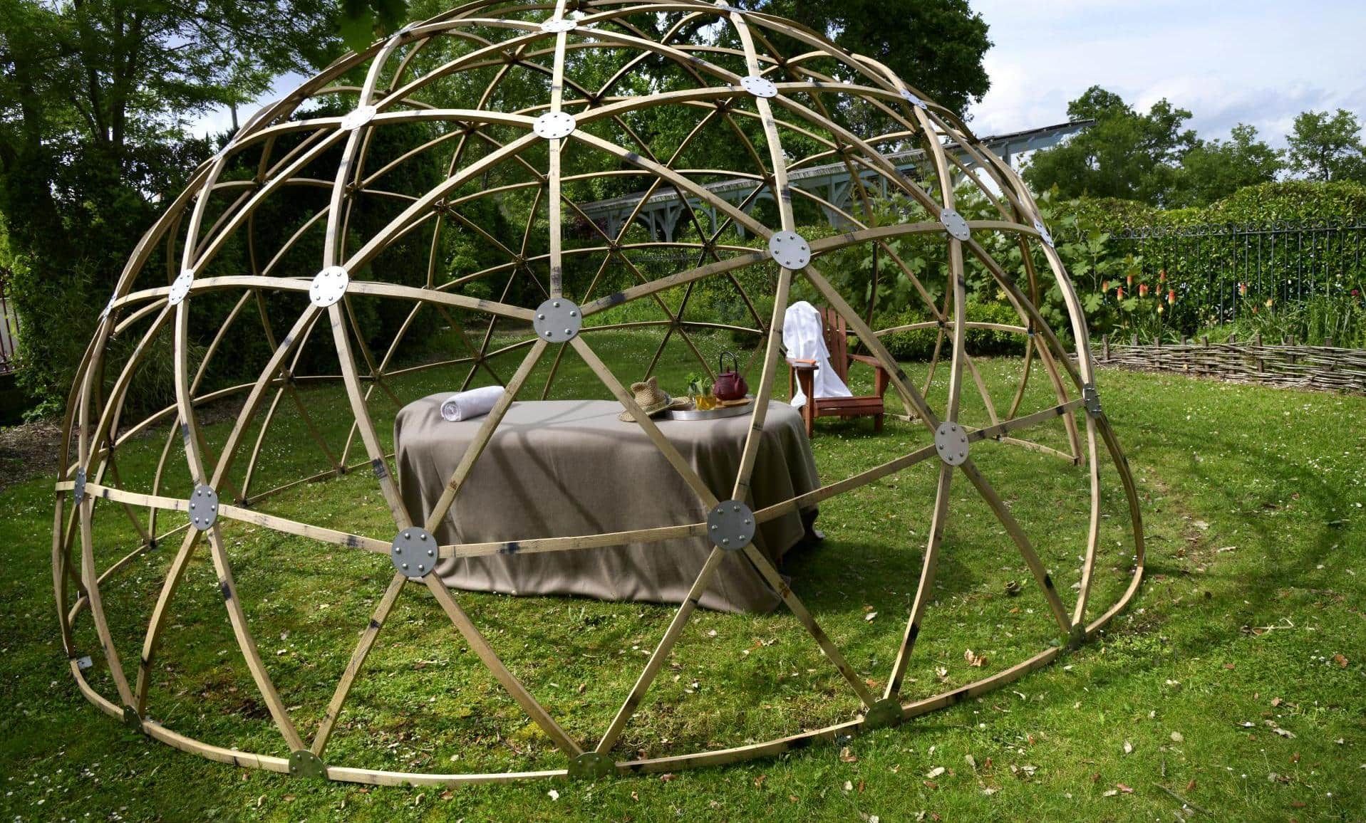 Dome bambou jardin