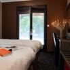 Chambre double marron