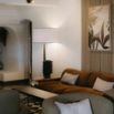 Salon velours marron